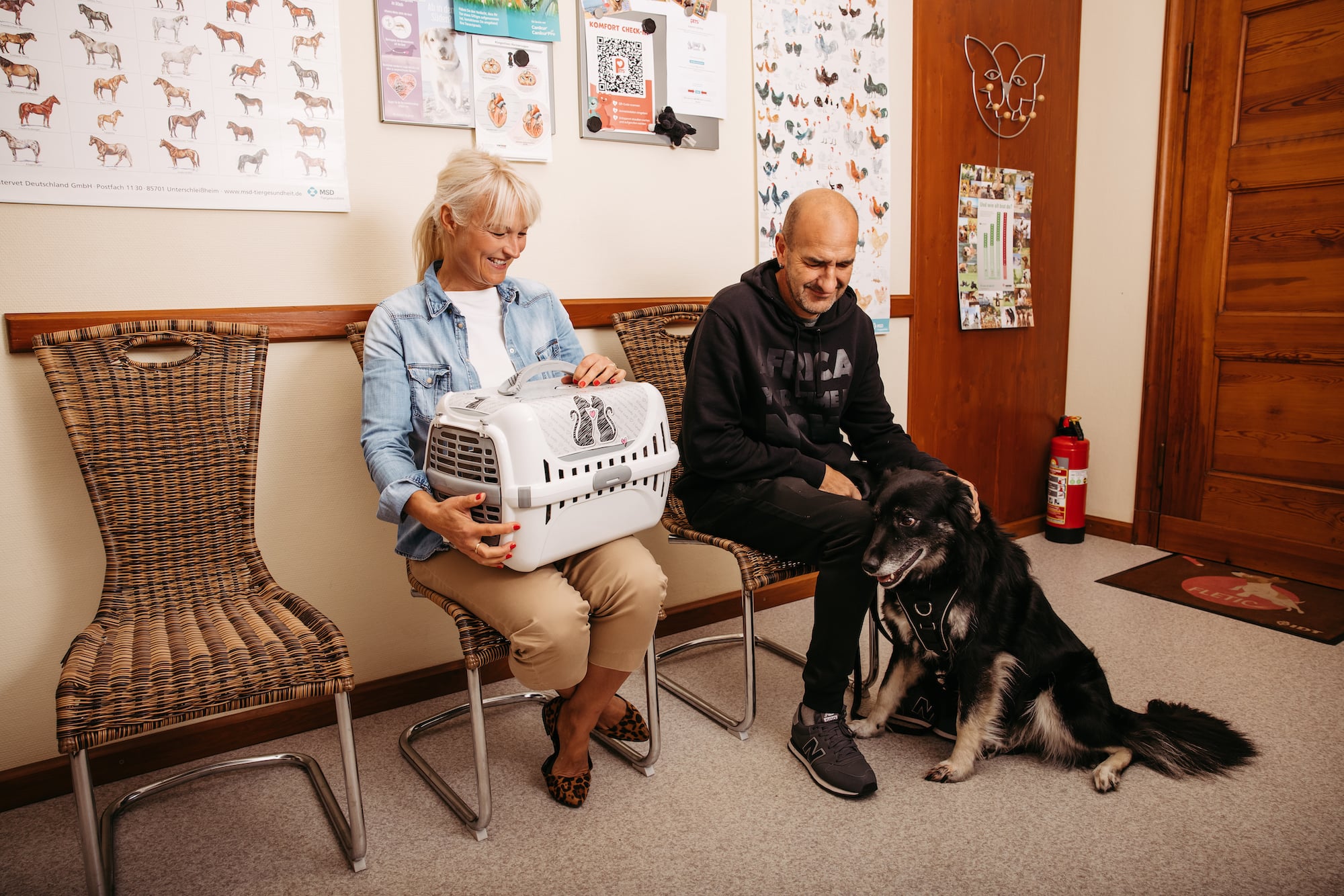 Wartezimmer der Tierarztpraxis Dr. Jana Seidel in Weischlitz